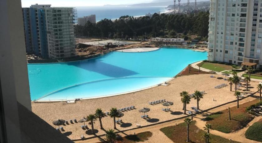 Laguna En Algarrobo Exterior foto