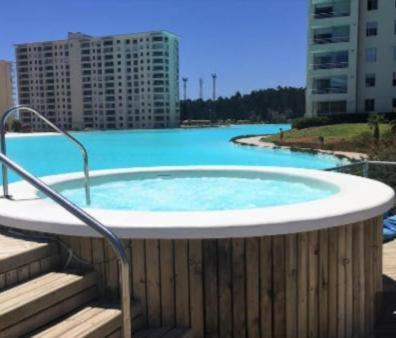 Laguna En Algarrobo Exterior foto